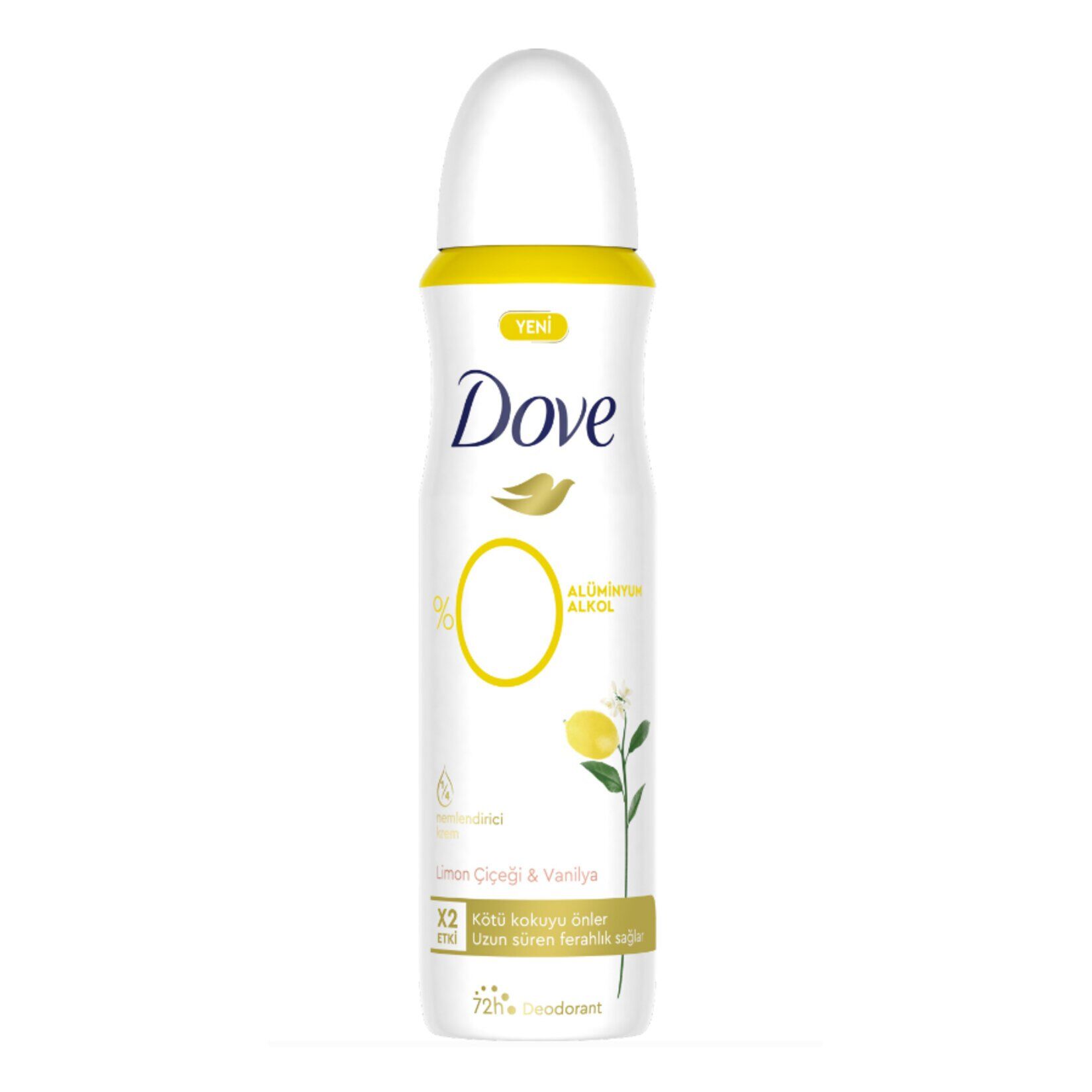 Dove Limon Çiçeği  Vanilya Sprey Deodorant 150 Ml