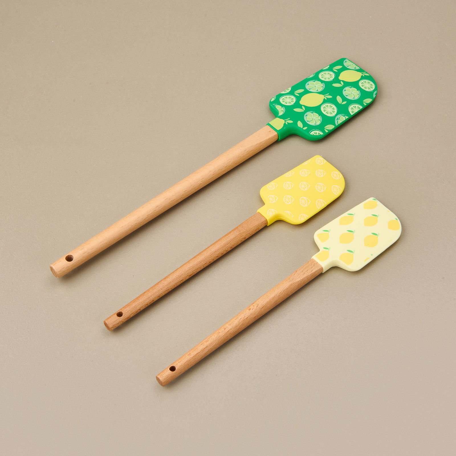 Silikon 3'lü Spatula Seti - Renkli
