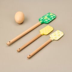 Silikon 3'lü Spatula Seti - Renkli