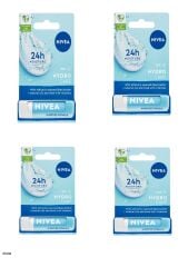 85088 NIVEA Hydro Care SPF 15 Dudak Bakım Kremi  4 ADET