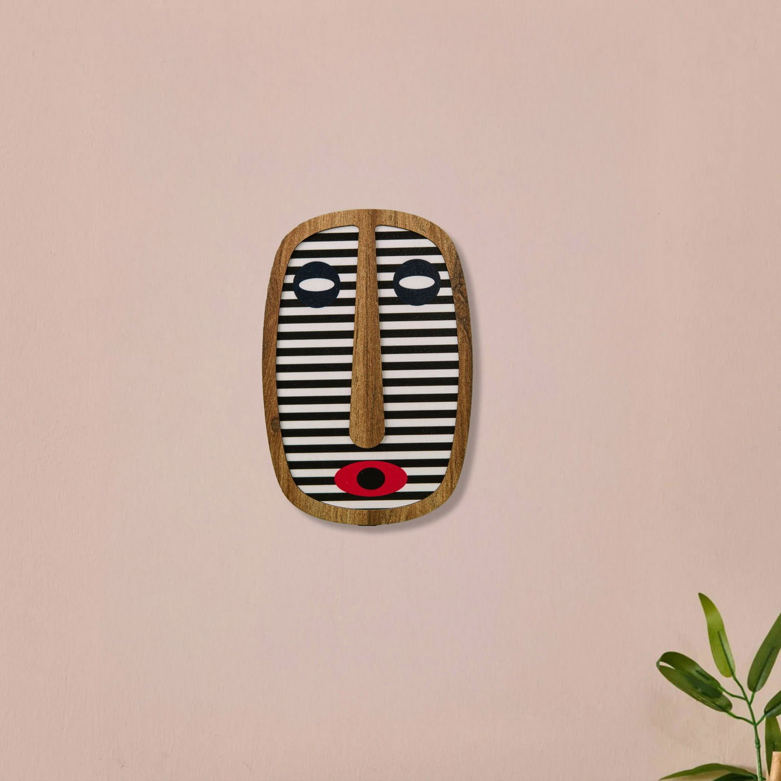 Deco Mask Duvar Panosu - Beyaz - 20 cm
