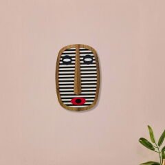 Deco Mask Duvar Panosu - Beyaz - 20 cm