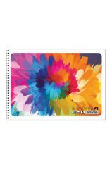 Simple 25x35 Karton Kapak Spiralli Resim Defteri 15 Yaprak 120 gr