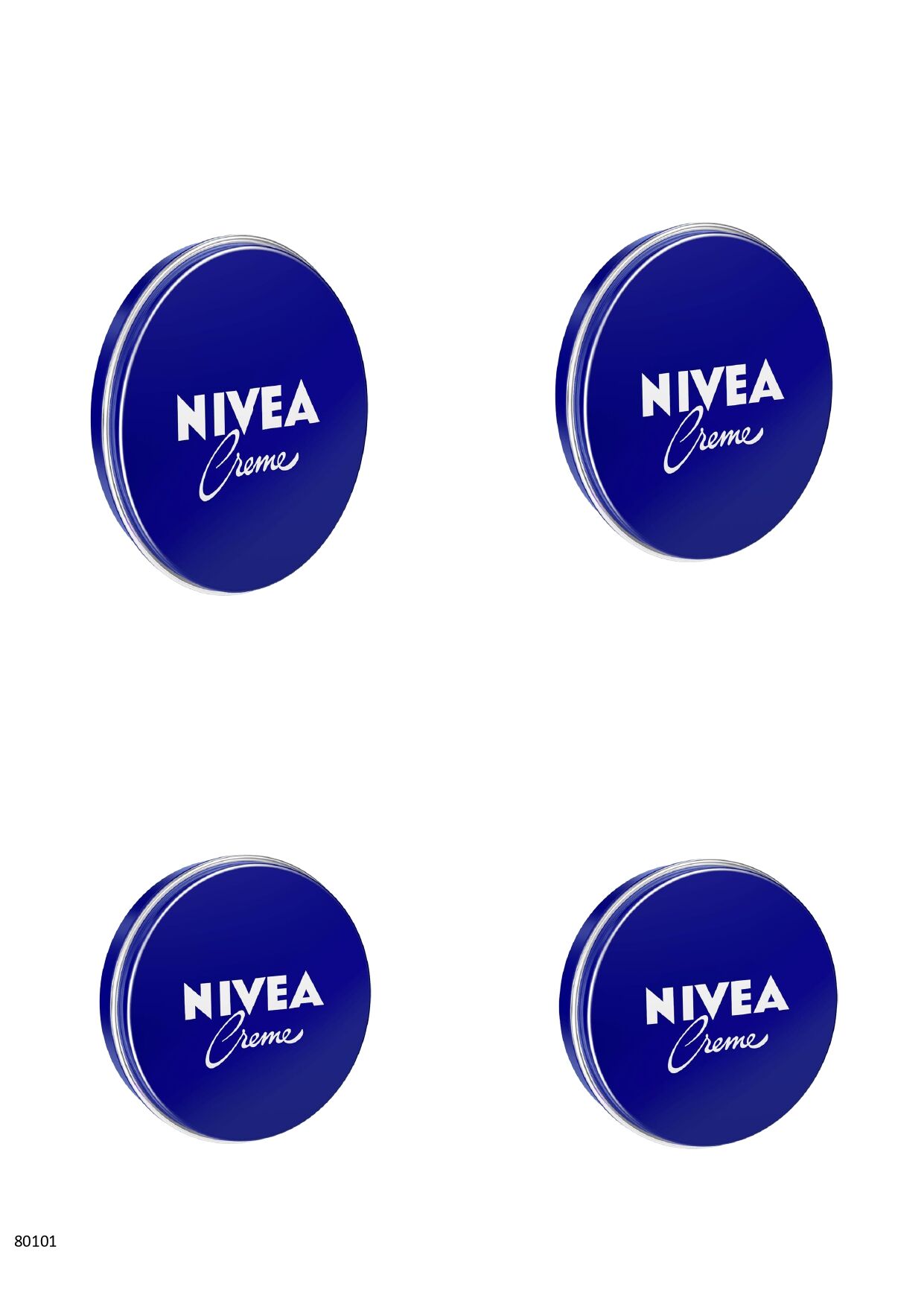 80101 NIVEA Creme  4 ADET