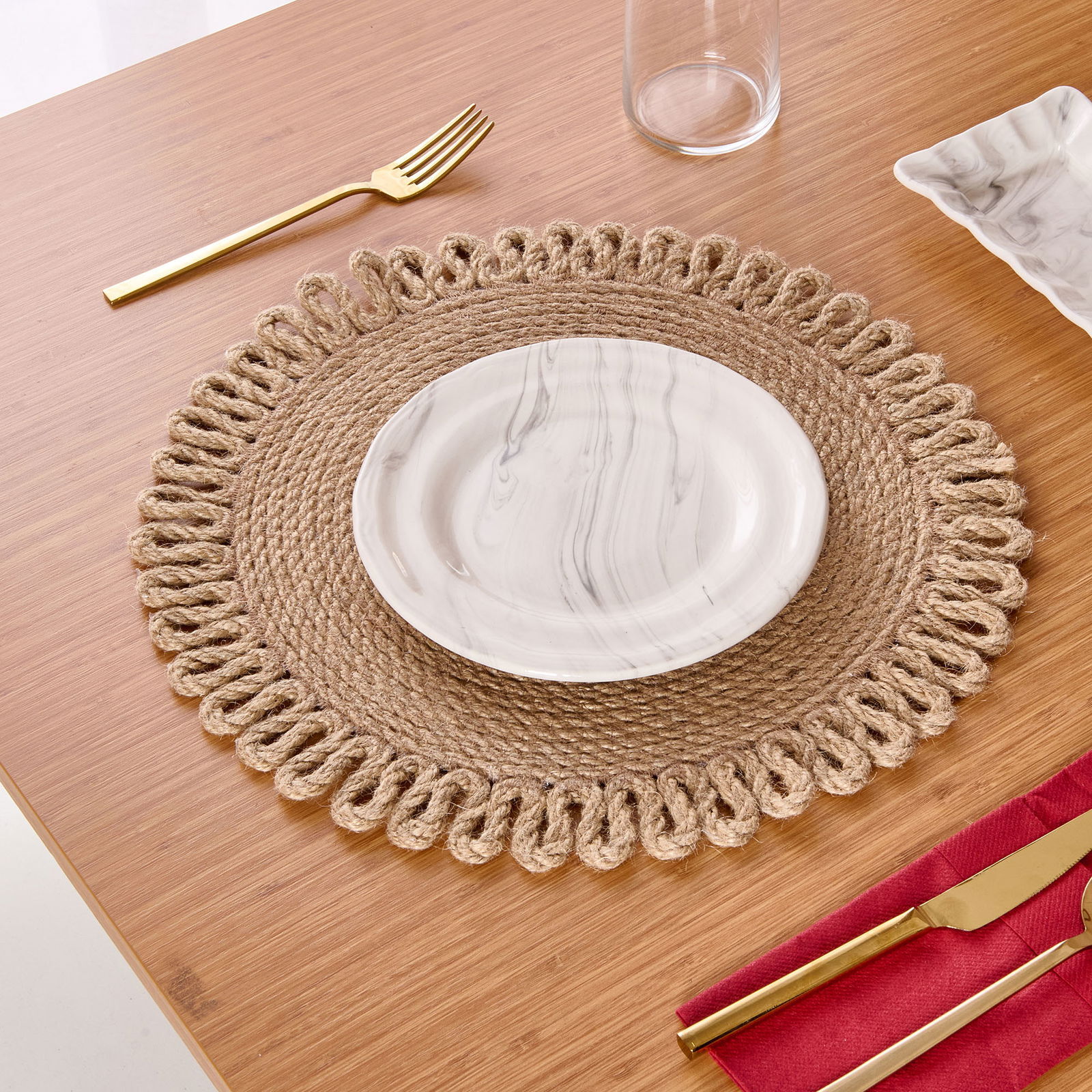 Soft Fiore Amerikan Servis - Bej - 35x35 cm