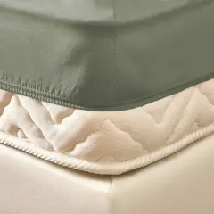 Soft Basic Tek Kişilik Lastikli Çarşaf - Yeşil - 100x200 cm