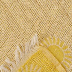Soft Sun Çift Taraflı Çocuk Pikesi - Sarı - 160x220 cm