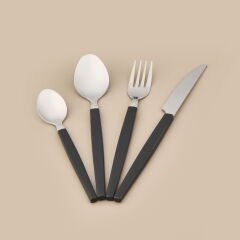 Houseware 16'lı Çelik Günlük Çatal Kaşık Bıçak Takımı - Asorti