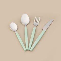 Houseware 16'lı Çelik Günlük Çatal Kaşık Bıçak Takımı - Asorti