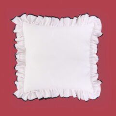 Soft Elegant Kırlent - Beyaz - 40x40 cm
