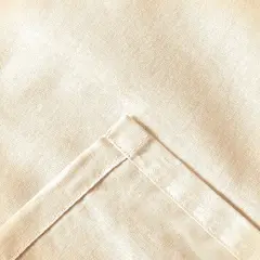 Soft Basic Tek Kişilik Düz Kenar Çarşaf - Ekru - 160x240 cm