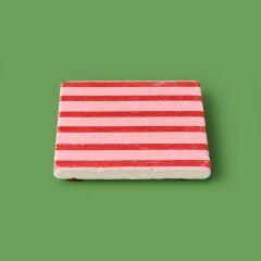 Kitchen Çizgili Bardak Altlığı - Renkli - 10 cm