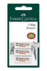 Faber Castell 3'lü Beyaz Silgi 7086/48