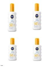 80494 NIVEA SUN HASSAS ANINDA KORUMA HASSAS CİLTLERE ÖZEL SPREY SPF50+  4 ADET