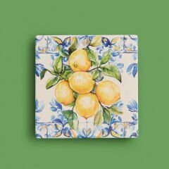 Kitchen Lime Bardak Altlığı - Renkli - 10 cm