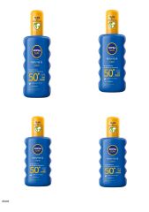 85669 NIVEA SUN Koruma  Nem Güneş Spreyi GKF 50+  4 ADET