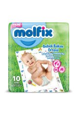 Molfix Bebek Bakım Örtüsü 60X60 cm 10'lu