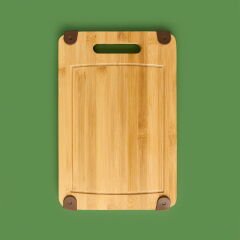 Bambu Kesim Tahtası - Açık Kahverengi - 22x33 cm