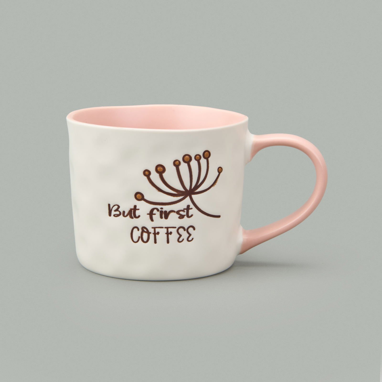 Kitchen It's Coffee Time Kupa - Krem - 415 ml
