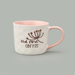 Kitchen It's Coffee Time Kupa - Krem - 415 ml