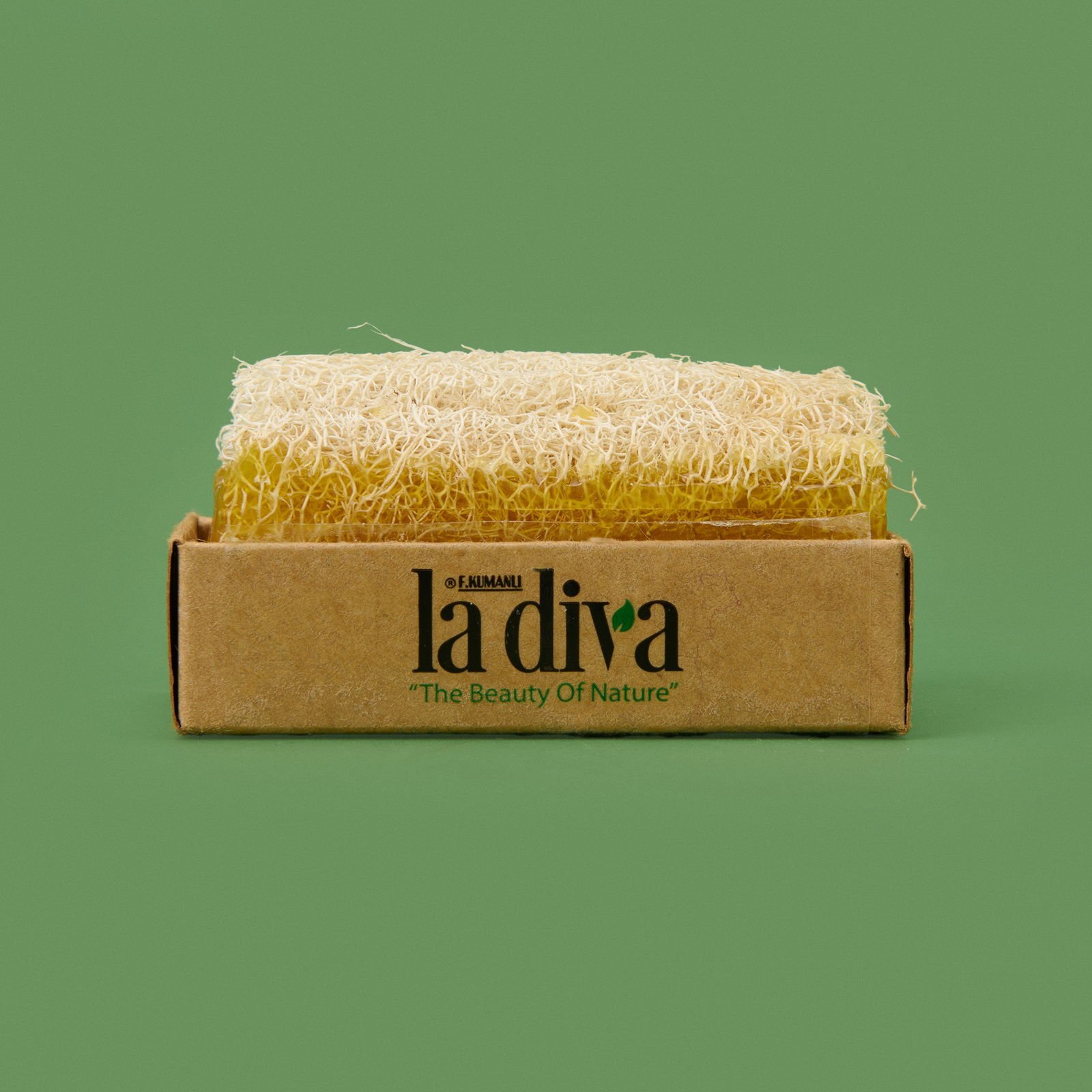 Diva Kükürtlü Kabak Lifli Sabun - Kahverengi - 130 gr