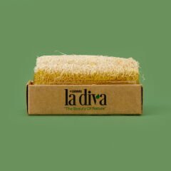 Diva Kükürtlü Kabak Lifli Sabun - Kahverengi - 130 gr