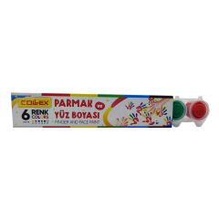 Collex Parmak Ve Yüz Boyası 6 Renk X 10 Ml