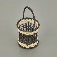 Deco Fuego Mumluk - Siyah / Krem - 13x14 cm