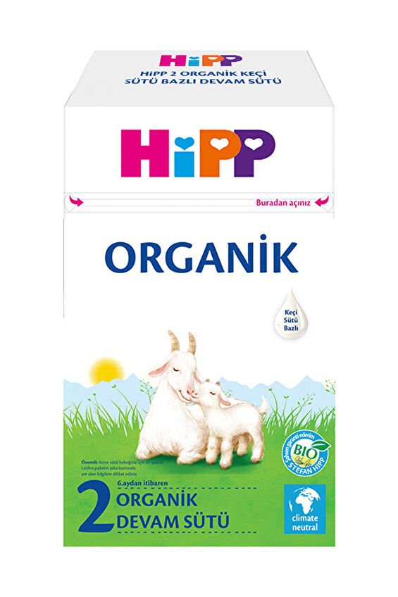 Hipp 2 Organik Keçi Sütü Bazlı Devam Sütü 400 g