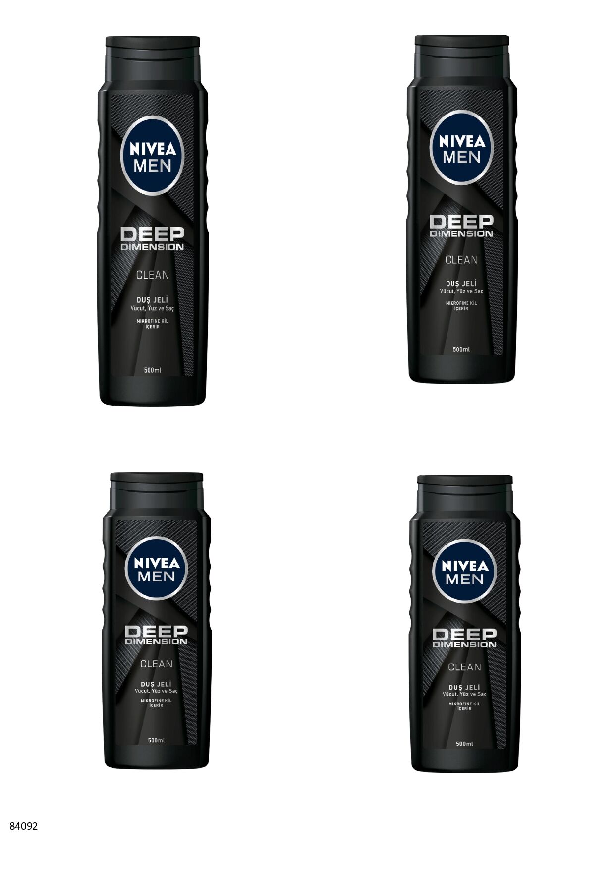 84092 DEEP DIMENSION DUŞ JELİ 500ML  4 ADET