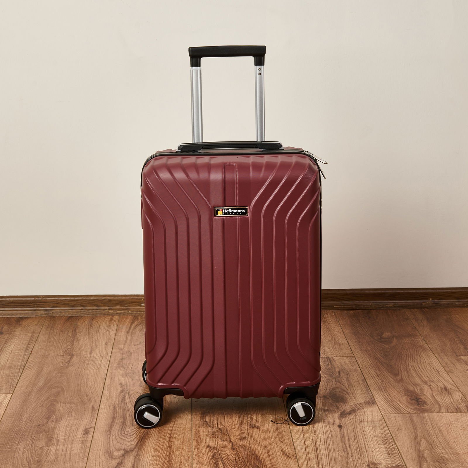 Vertical Line Kabin Boy ABS Valiz - Bordo - 57x37x23 cm