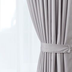 Soft Rista Fon Perde - Gri - 300x270 cm