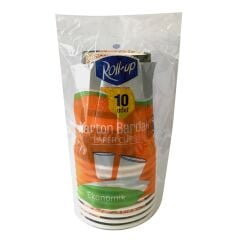 Roll-up Kahve Bardağı 8 Oz 10'lu
