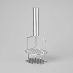 2 Katlı Patates Ezici - Gri - 34 cm