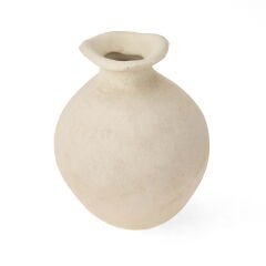 Deco Split Vazo - Krem - 27 cm