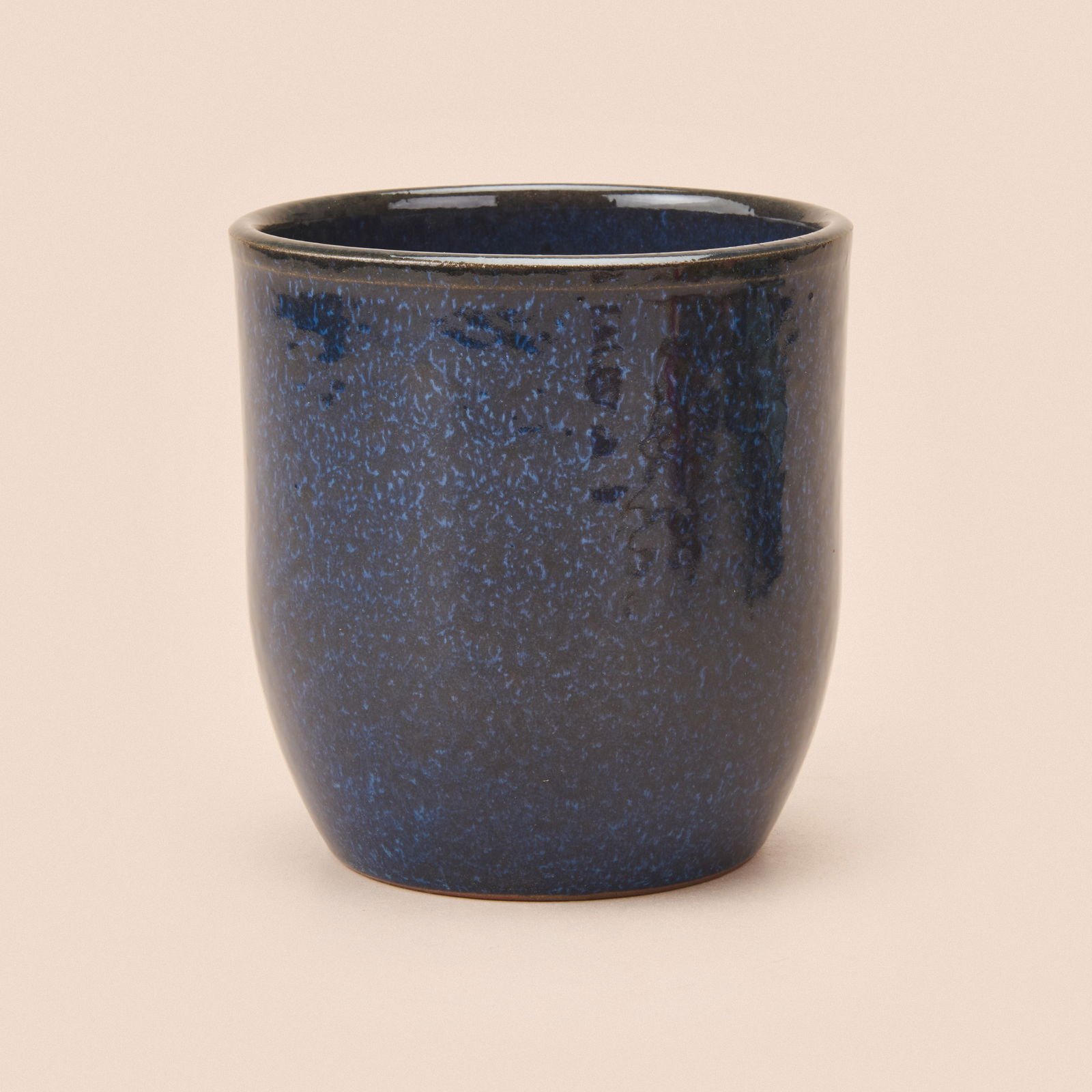 PROFESSIONAL Ankara Reaktif Seramik Saksı - Mavi - 13,5x12,5 cm