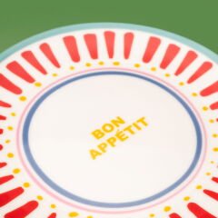 Kitchen Bon Appetit Tatlı Tabağı - Renkli - 19 cm