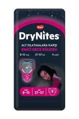 Huggies Bebek Bezi Dry Nites Large Kız 27-57 kg 9 Ped