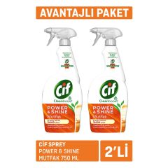 Cif Sprey Power  Shine Mutfak 2 x 750Ml