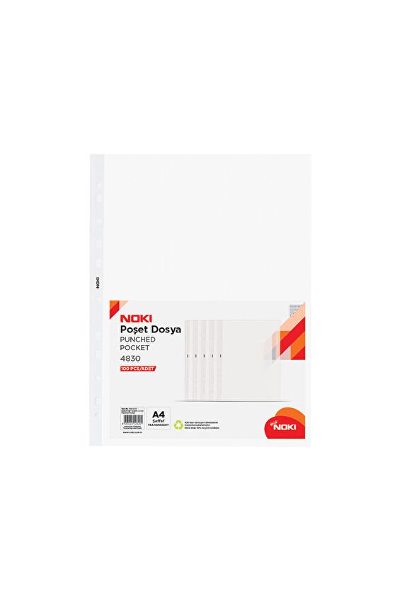 Noki Eco Poşet Dosya 100'Lu