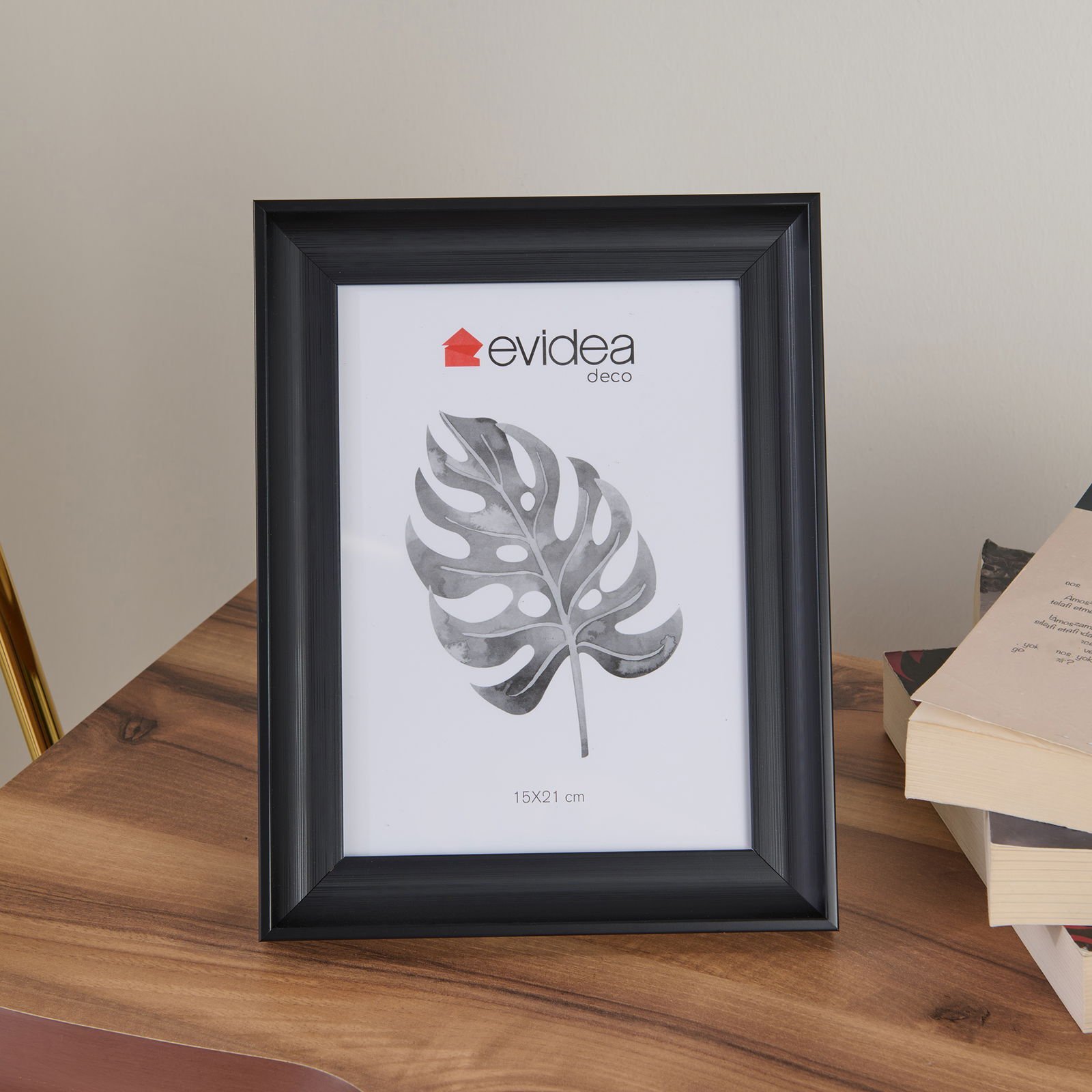 Deco Dandelion Çerçeve - Siyah - 15x21 cm