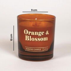 Orange Blossom Kokulu Mum - Turuncu - 200 gr