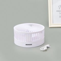 Masa Üstü Fan - Beyaz - 17 cm