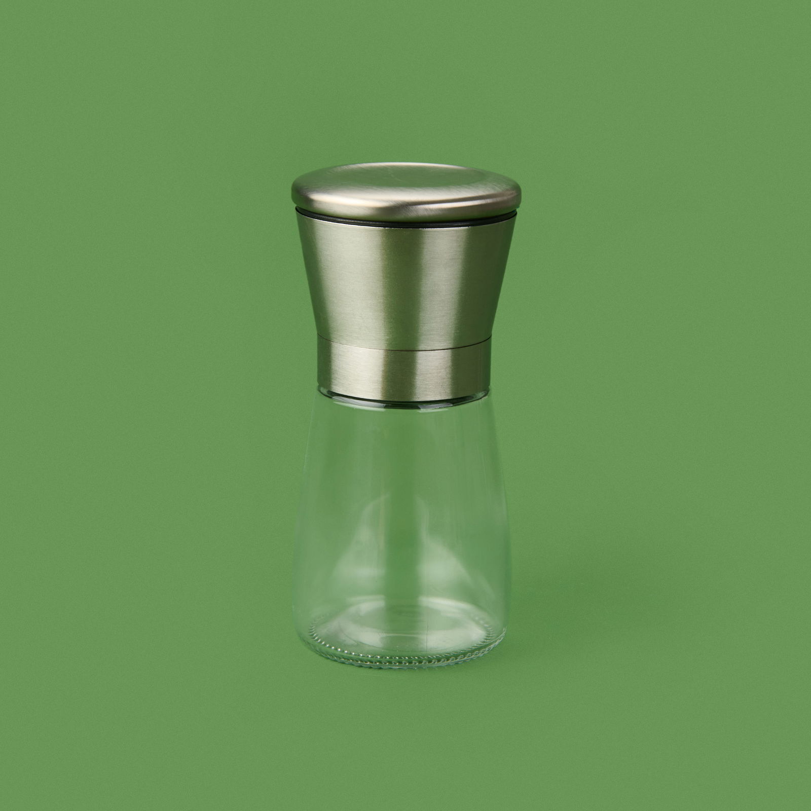 Tuz ve Biber Değirmeni - Şeffaf / Gri - 13 cm