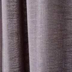 Soft Bella Keten Perde - Gri - 140x270 cm