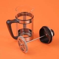 French Press - Siyah / Gri - 600 ml
