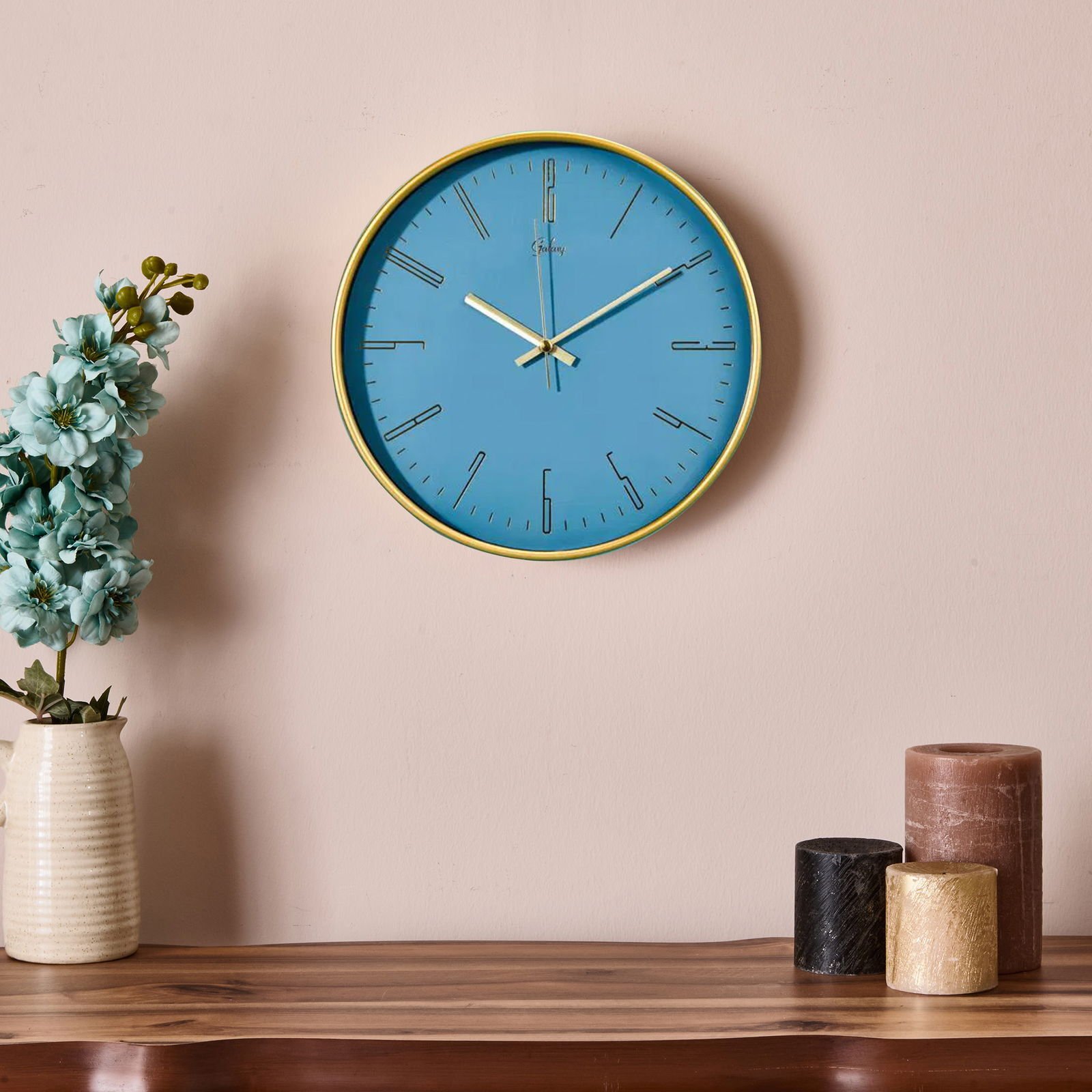 Modern Klasik Duvar Saati - Gri - 30 cm