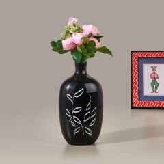 Deco Nemi Vazo - Siyah - 13x25 cm