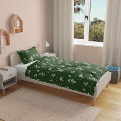 Soft Como Tek Kişilik Nevresim Takımı - Yeşil