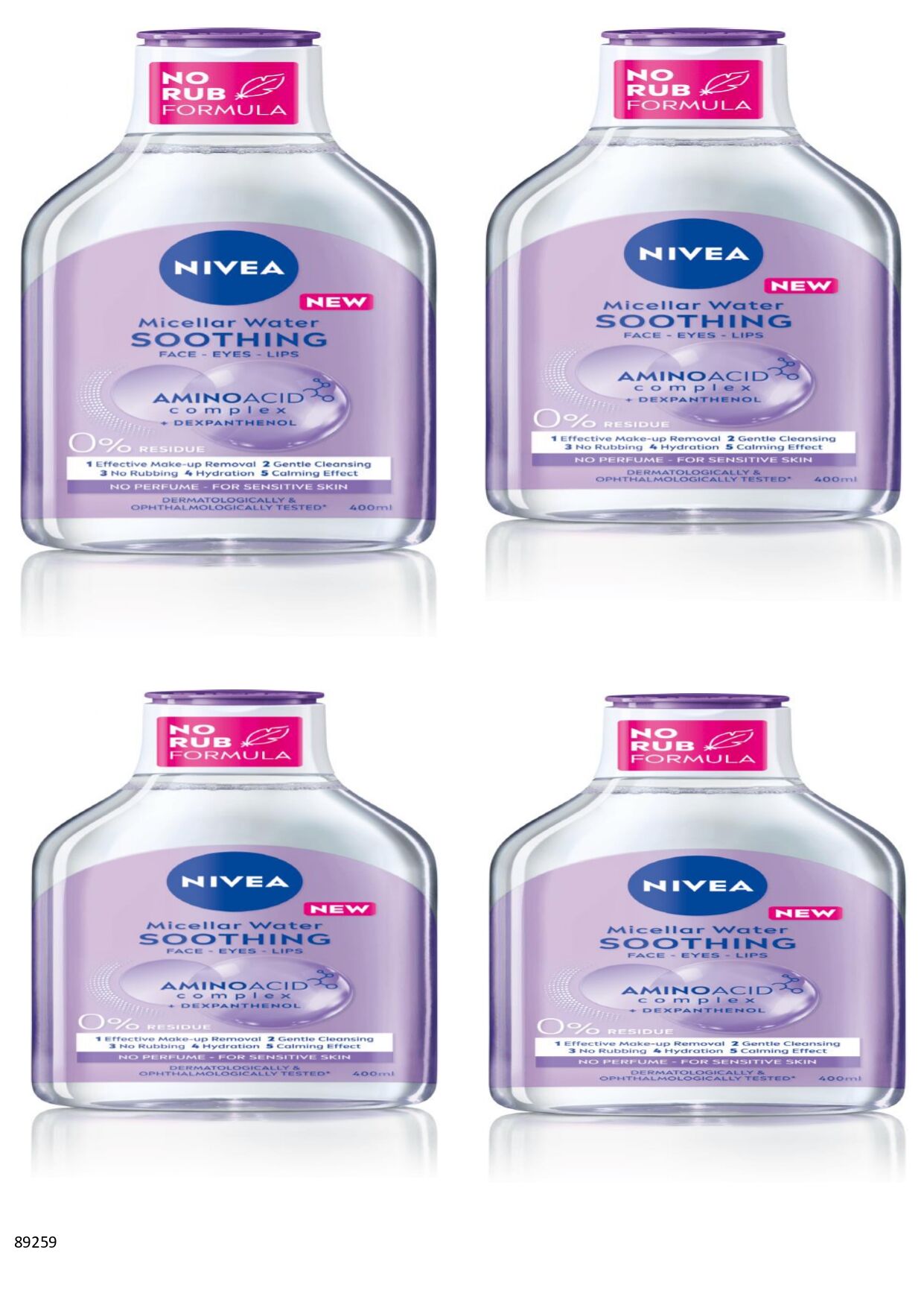 NIVEA YATIŞTIRICI MICELLAR MAKYAJ TEMİZLEME SUYU  4 ADET